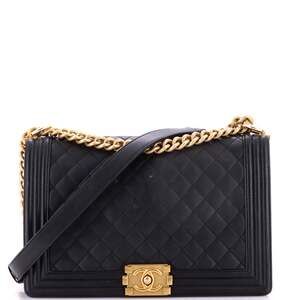 Chanel Boy Flap Bag Quilted Lambskin #242419C45B